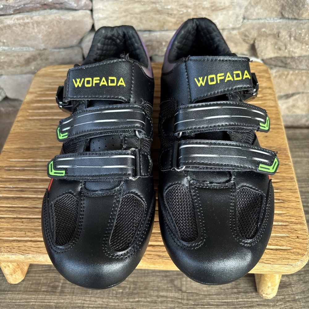 Wofada DS Cycling Shoes Unisex Size 39 EU Black